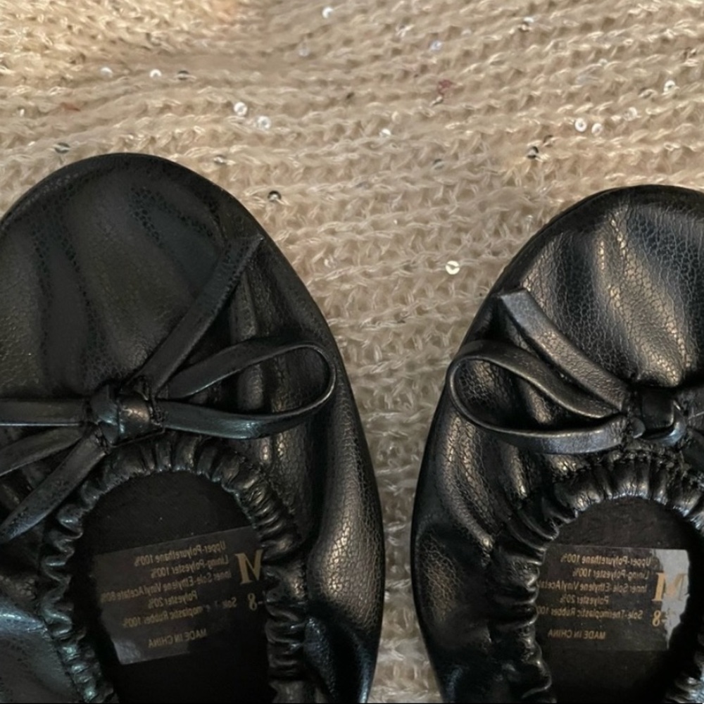 Black Ballet Flats